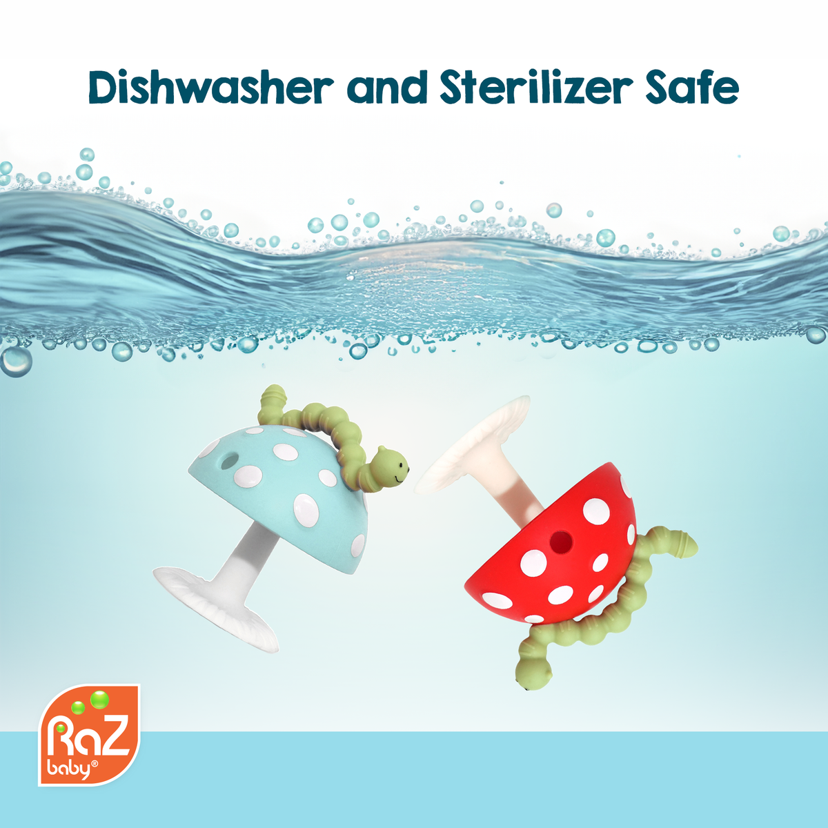 Chompy Grip Teether: Red