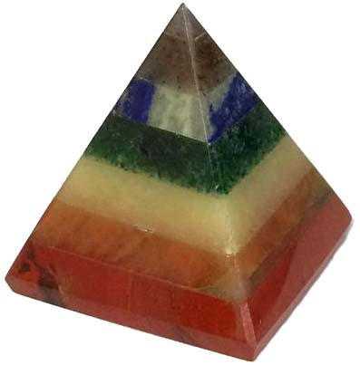7 Chakras Stone Pyramid - Candle Queen Candles