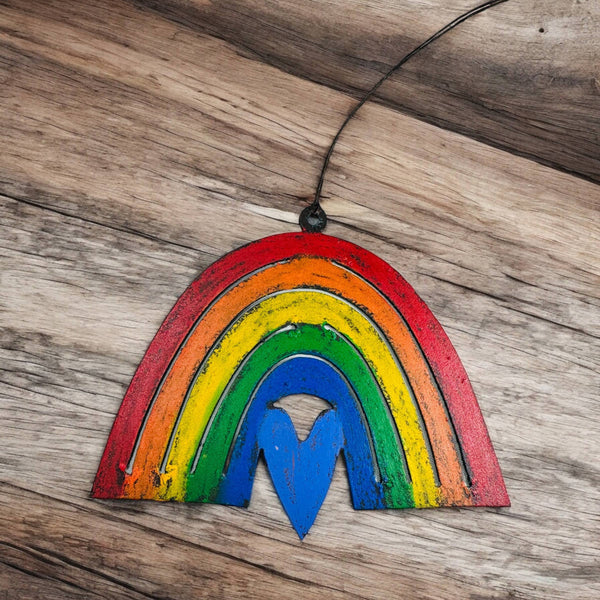 Rainbow Ornament cute pride gifts hippie peace