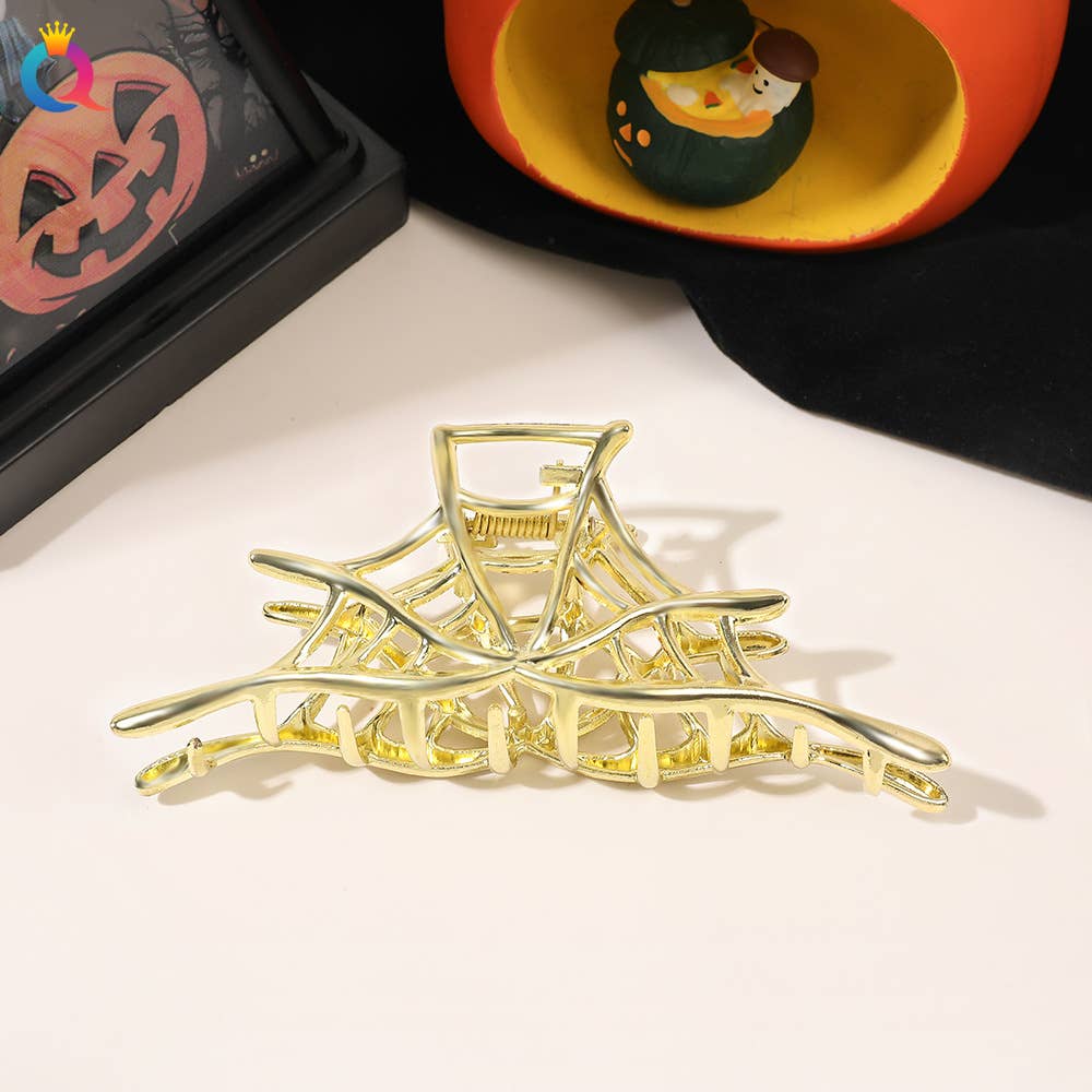 Halloween Hair Clip Metal Spider Hair Clip claw