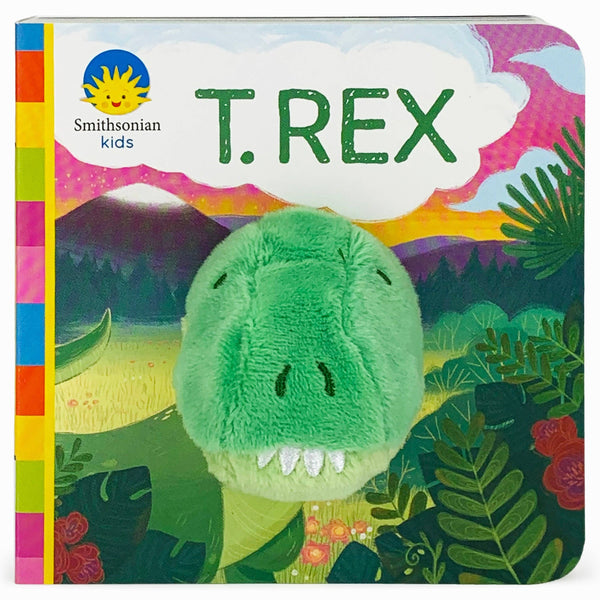 Smithsonian Kids T.Rex Dinosaur Finger Puppet Board Book