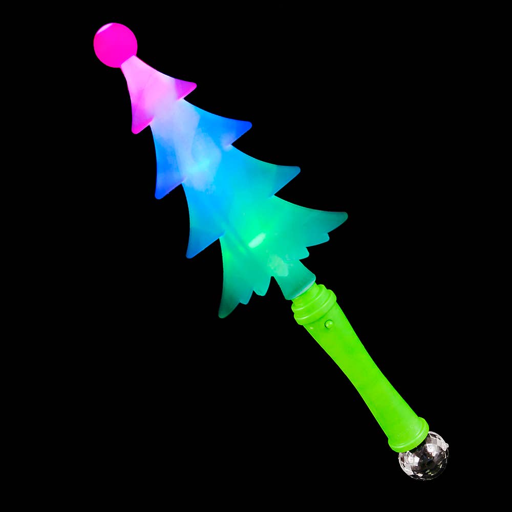 13" FLASHING CHRISTMAS TREE WAND