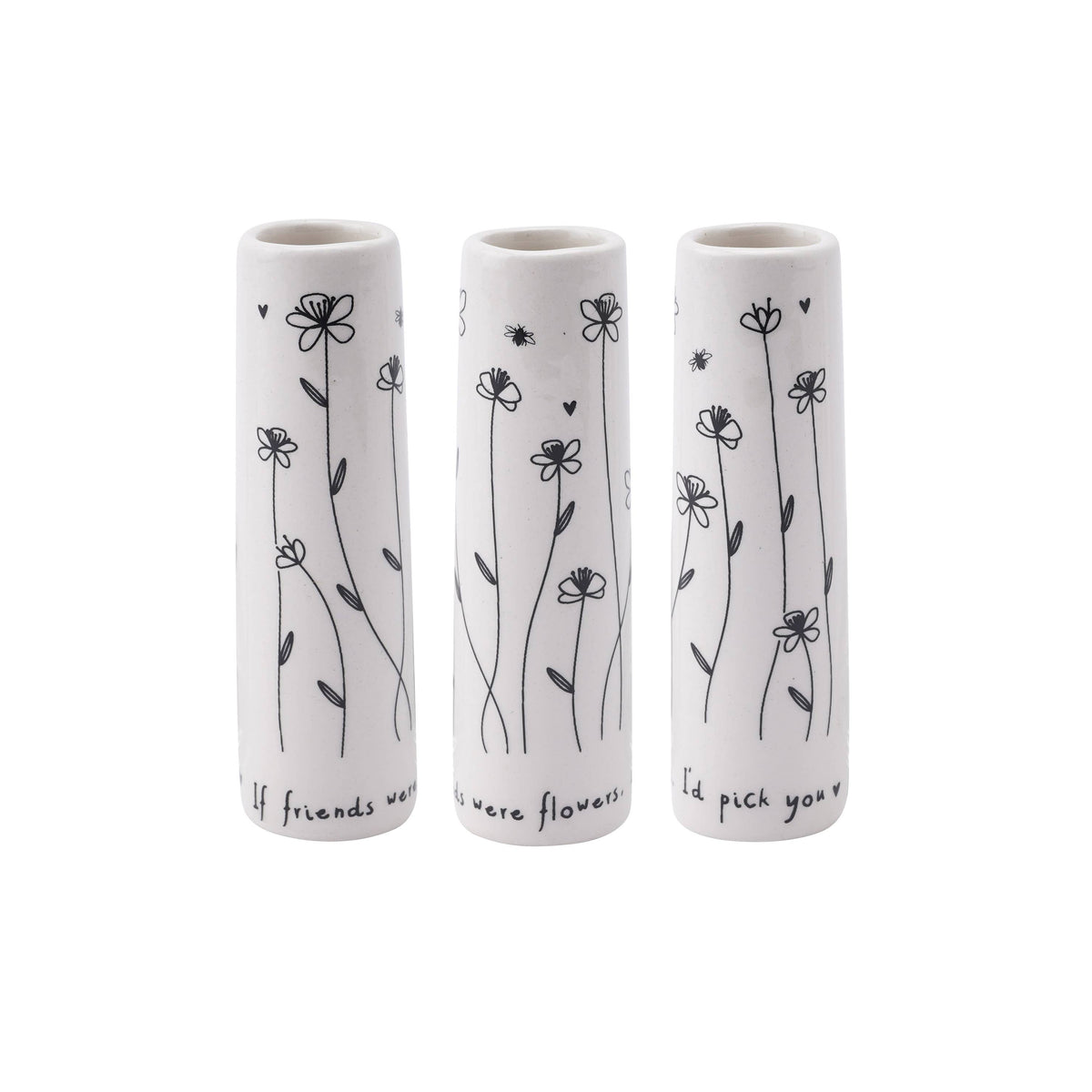 Send With Love 'If Friends Were Flowers...' Bud Vase