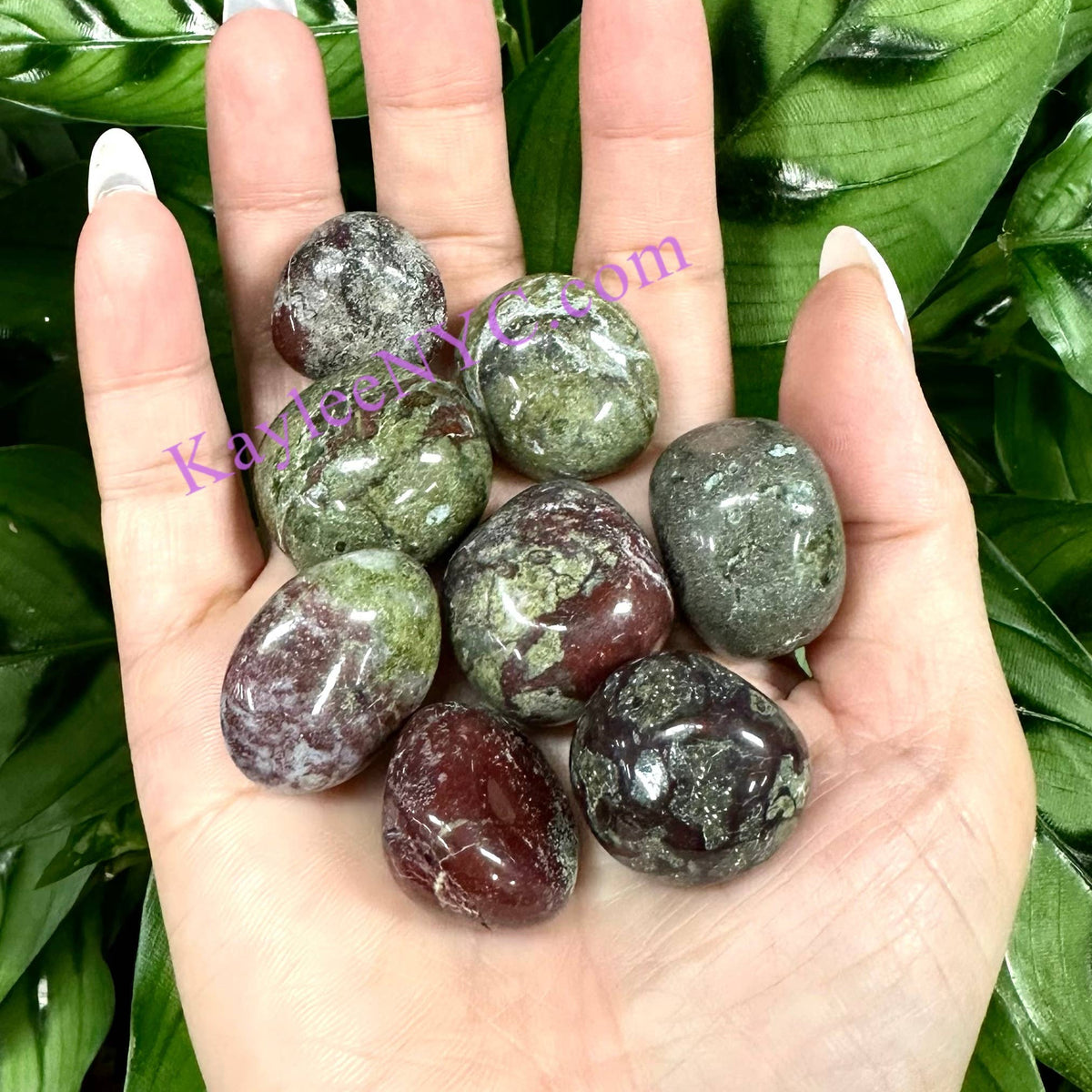 2 Lbs Natural Dragon Blood Stone Tumble Healing Energy