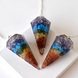 Dowsing Pendulum | Chakra Pendulum | Faceted Pendulums: Faceted - Candle Queen Candles