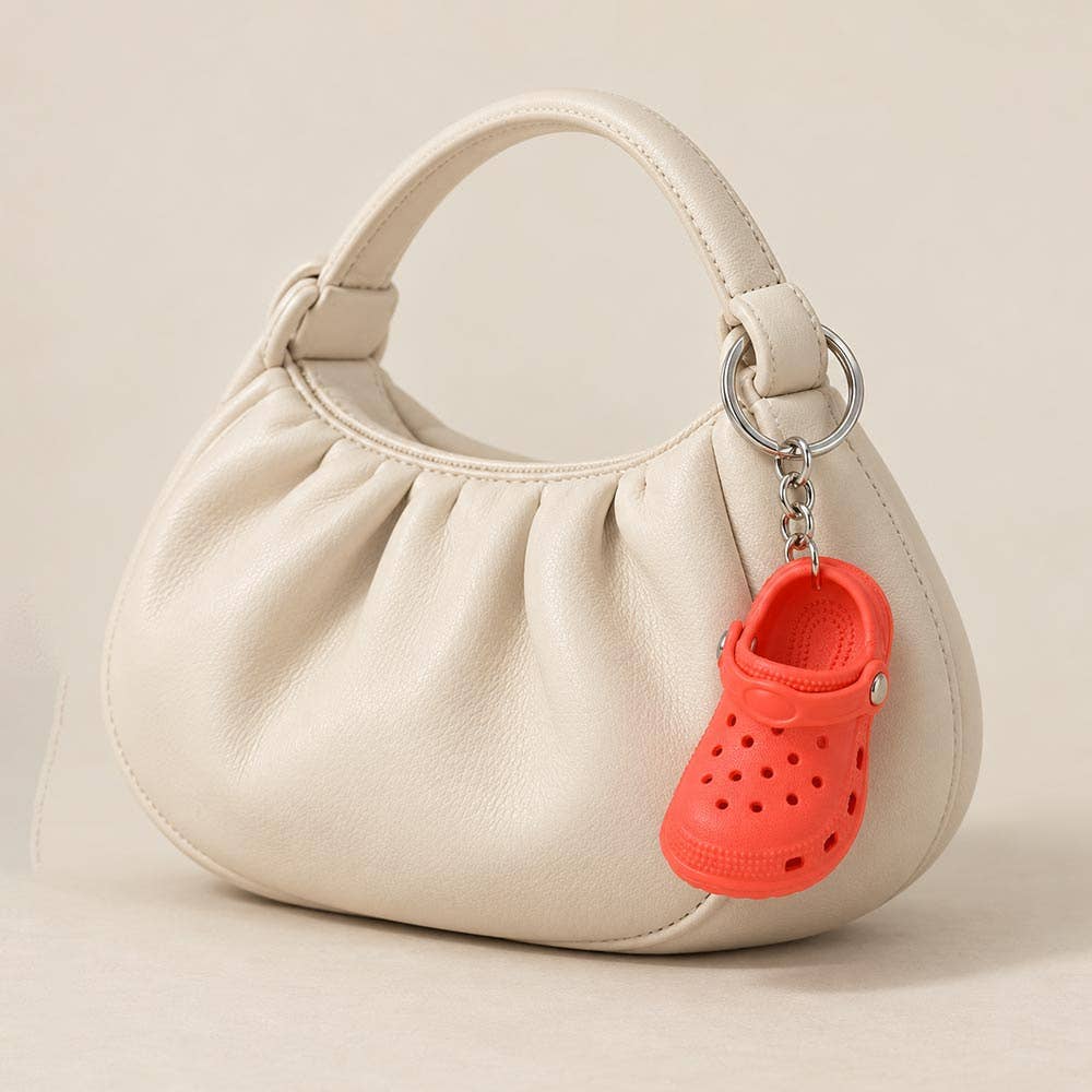 12PCS - Mini Clog Shoes Bag Charm Keychains