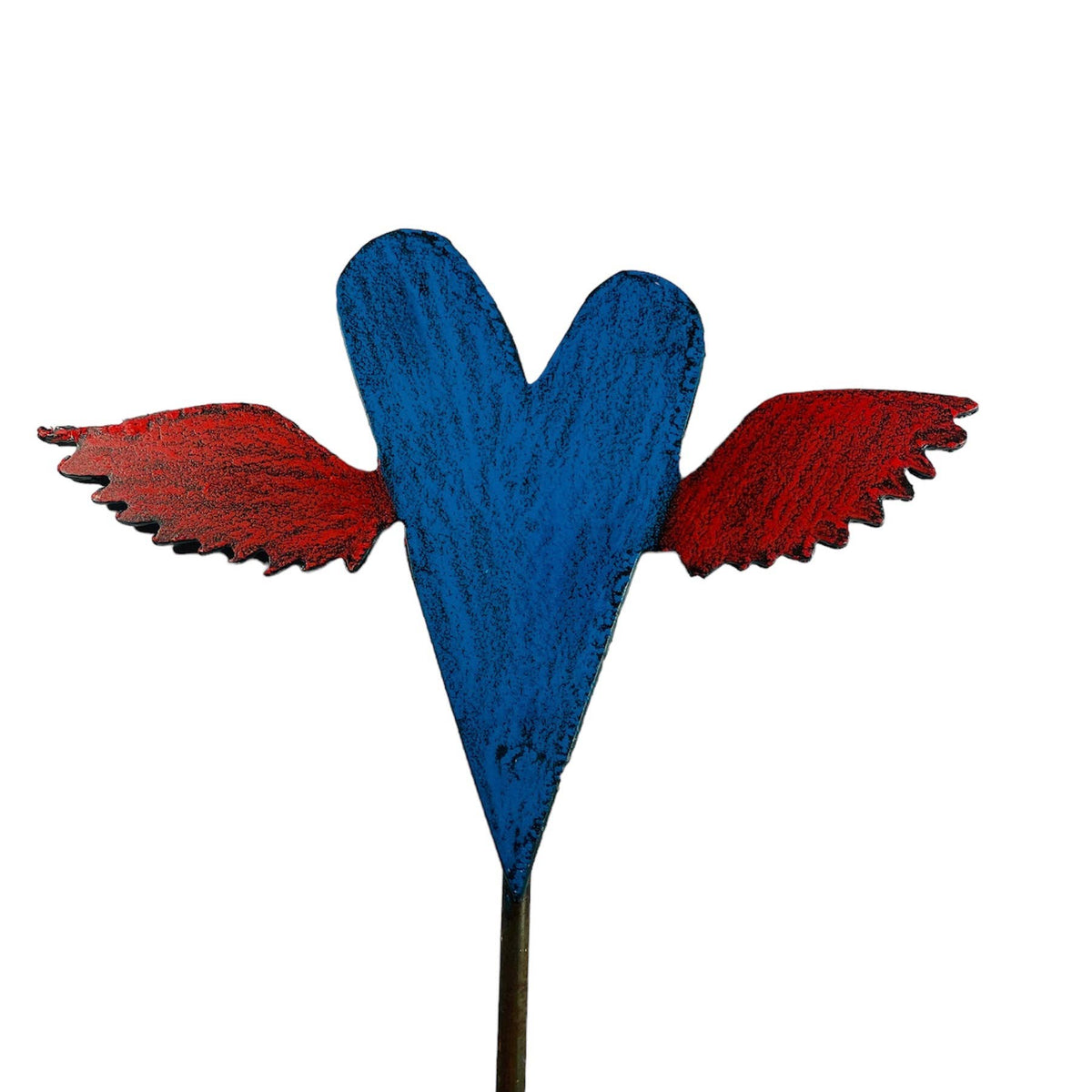 Heart Plant Stake whimsical garden hippie gypsy teen peace
