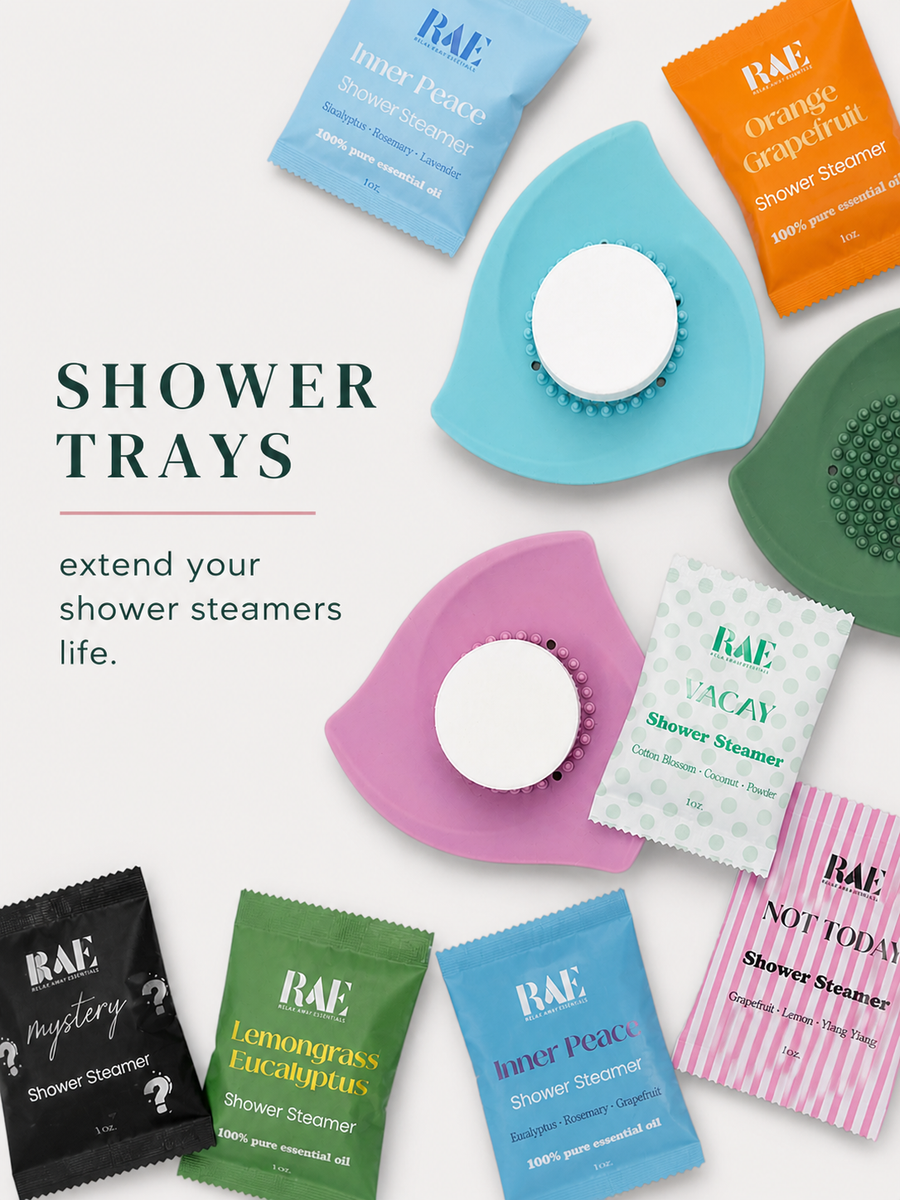 Shower Steamer Tray - Silicone Soap Tray: Petal pink