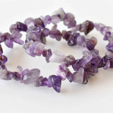 Healing Stones | Amethyst | Chip Bracelet |Spiritual Jewelry - Candle Queen Candles