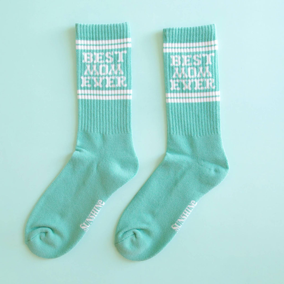 Best Mom Ever Ribbed Socks