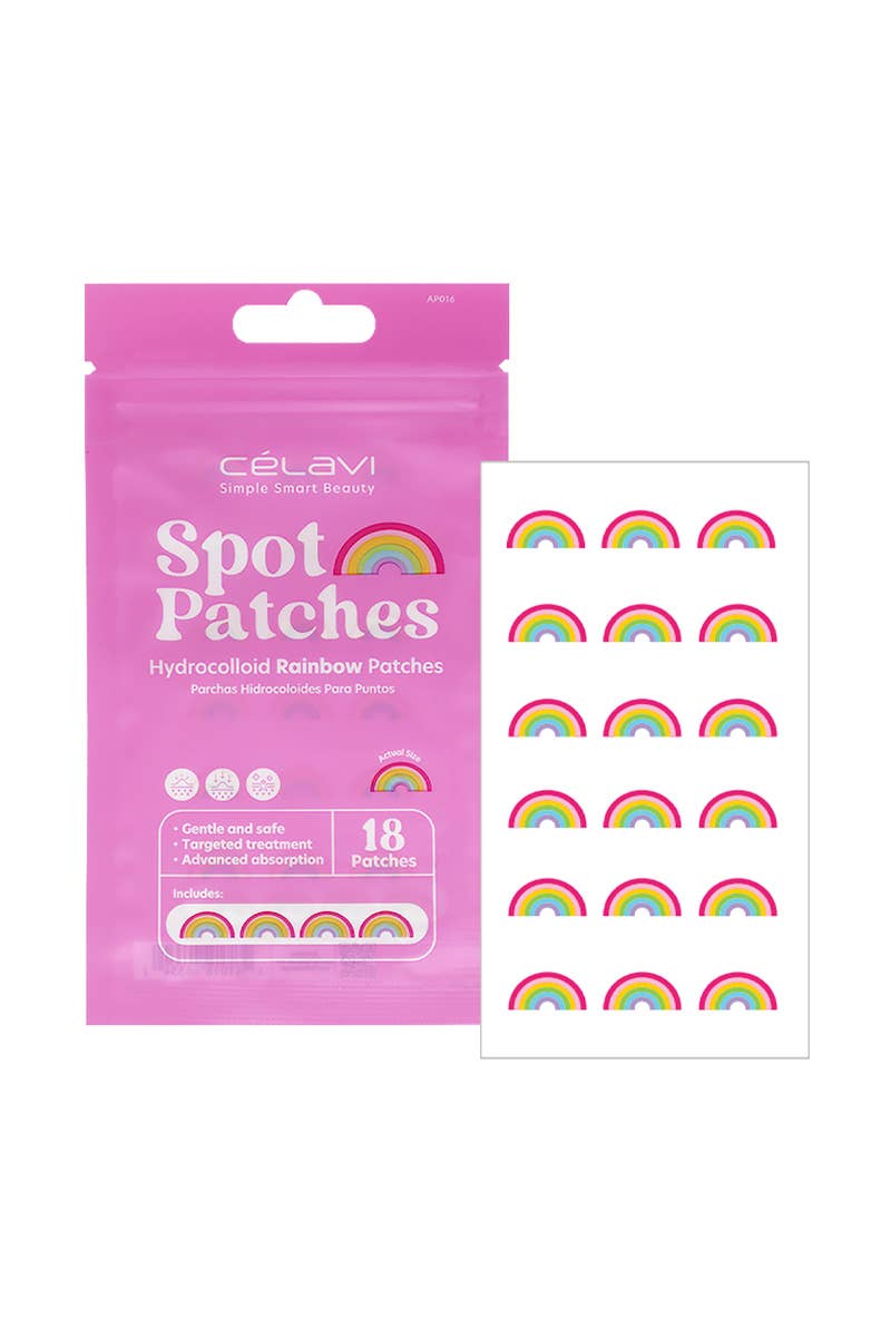 Celavi AP016 Rainbow Acne Hydrocolloid Spot Patches - 12