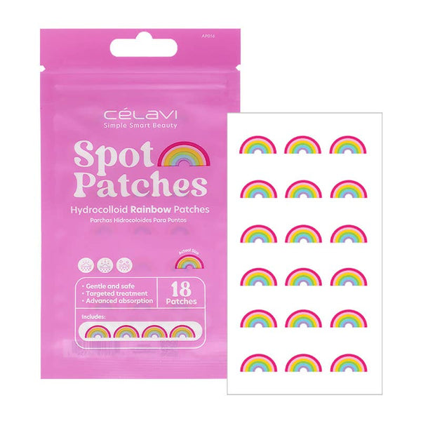 Celavi AP016 Rainbow Acne Hydrocolloid Spot Patches - 12