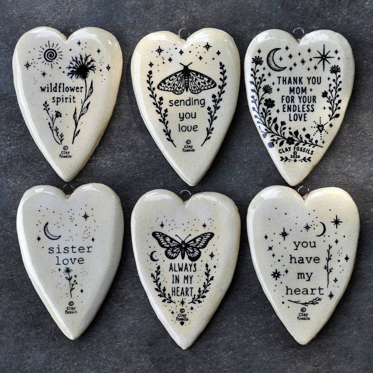 Wildflower Spirit, handmade USA, gift, boxed, pottery