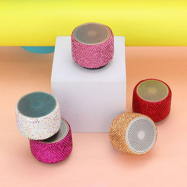 Mini Portable Bling Studded Wireless Speaker
: HEMATITE