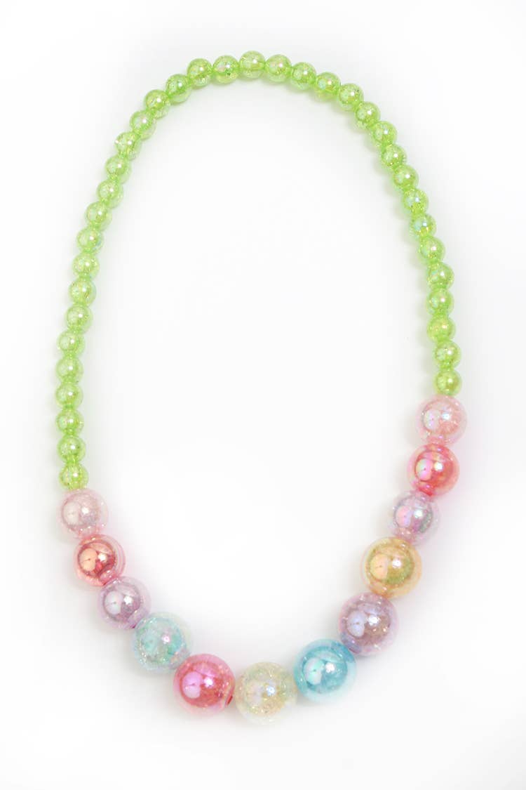 Watercolor Necklace: White