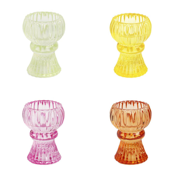 Small Glass Candle Holder