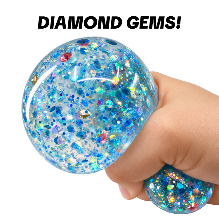 Fun Doh Mystery Gem Filled Squishy Dumpling Toy-1pc