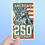 America's 250th Anniversary Stamp Sticker -  USA 2026 Decals