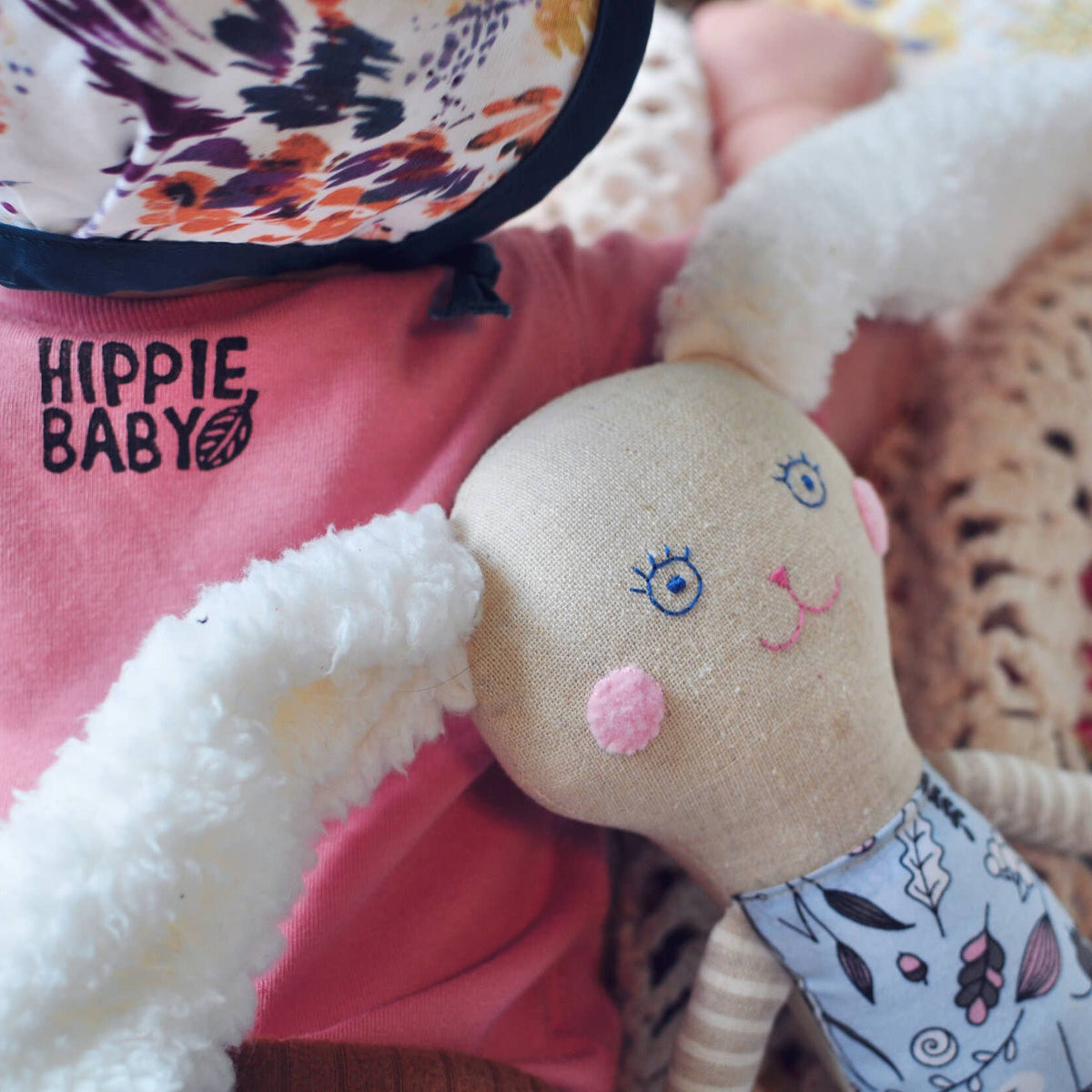 Different is Beautiful Baby Onesie, Sheep: Mauve / 12M