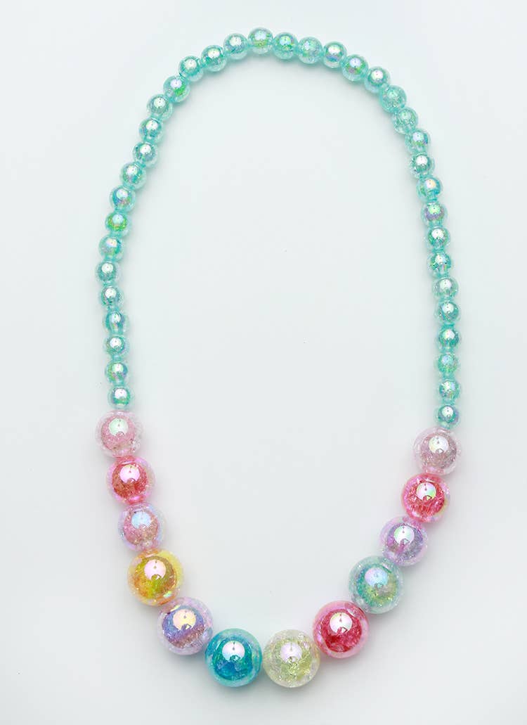 Watercolor Necklace: White