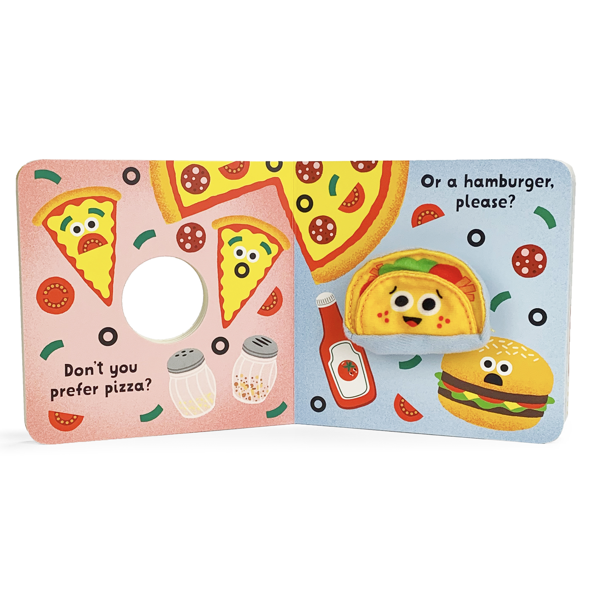 Taco Tuesday Food Interactive Finger Puppet Board Book