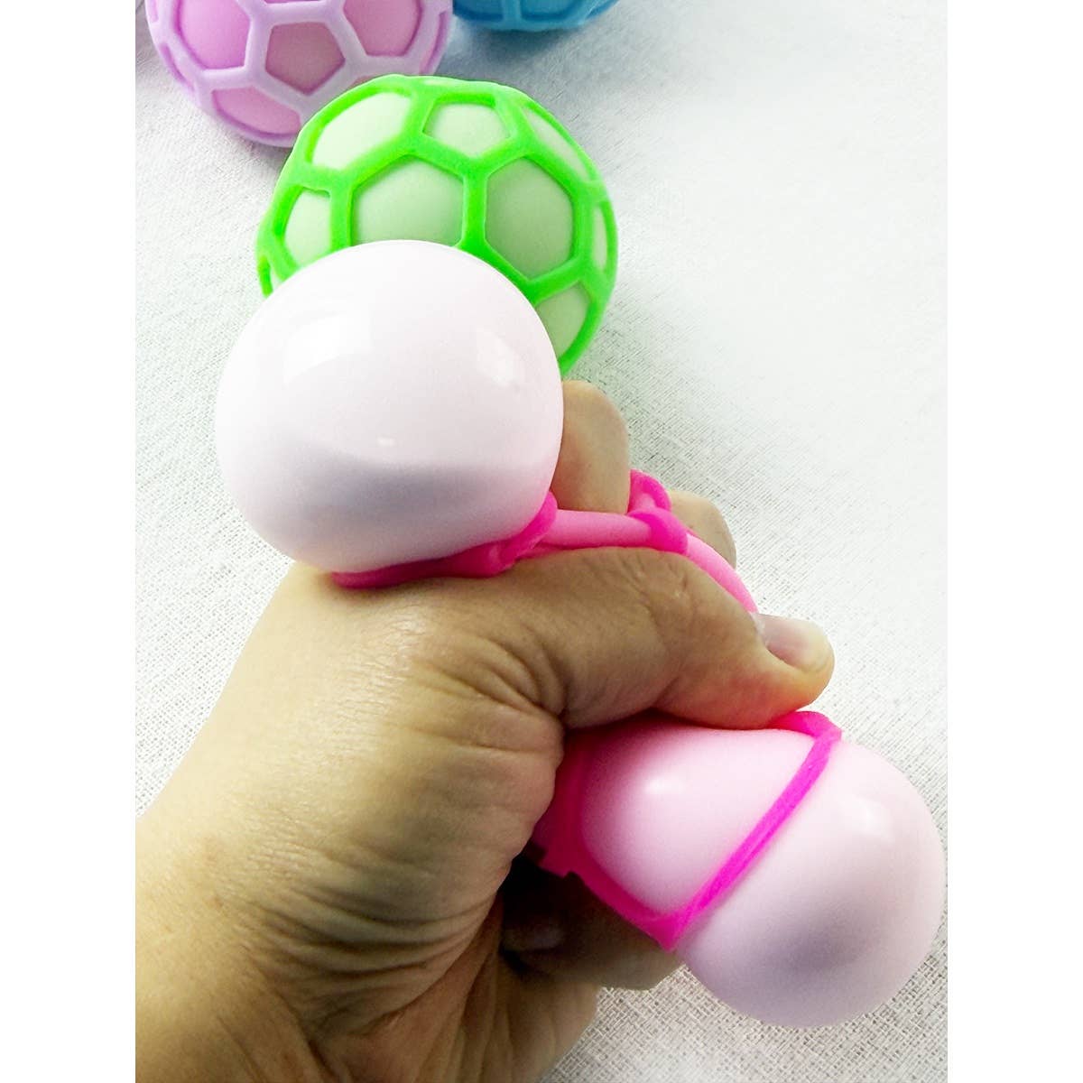 Hexaball Stress Squishy Toy: MIX COLOR / ONE(12)