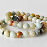 Healing Bracelet | Multi Amazonite | Gemstone Bracelet: 6mm - Candle Queen Candles