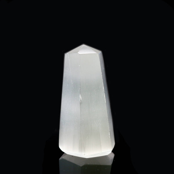 Selenite Crystal Hexagonal Tower (2 in.)