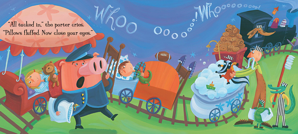 Goodnight Train Board Book, June Sobel