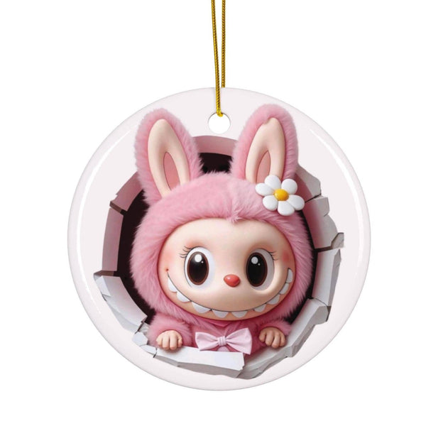 Labubu Xmas Tree Ornament, Christmas Labubu Monster Decor