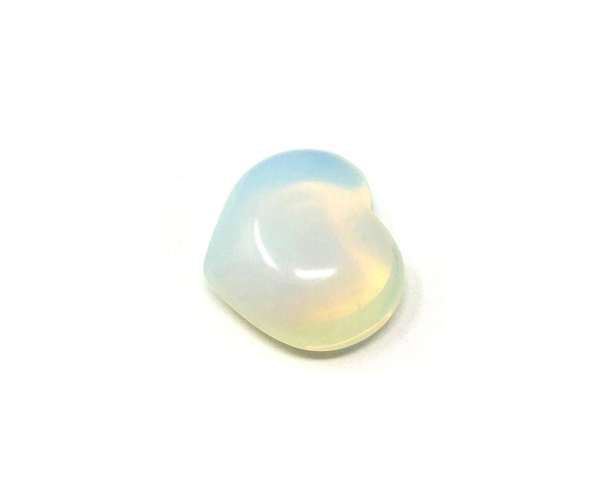 Opalite Heart 25-30mm - Candle Queen Candles