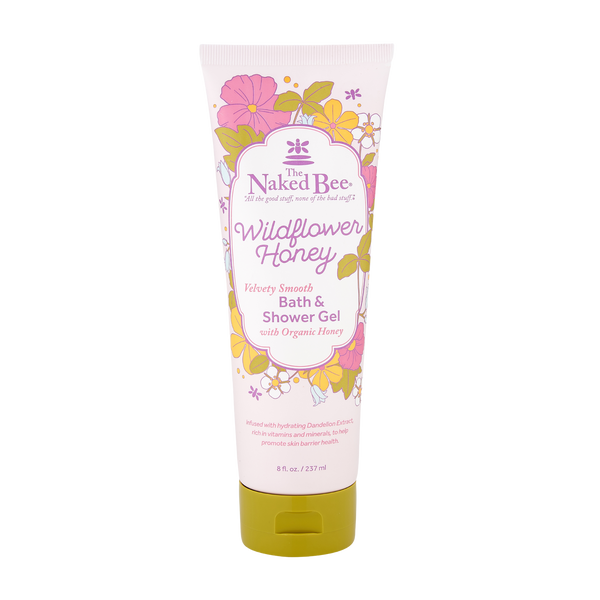 8 oz. Wildflower Honey Velvety Smooth Bath & Shower Gel