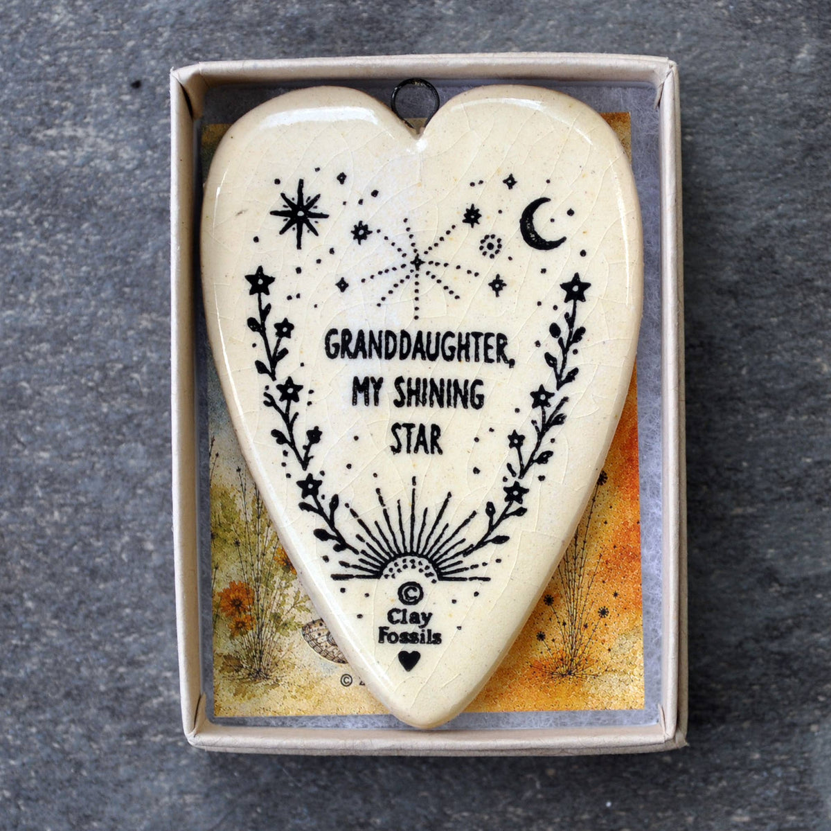 Granddaughter Heart Ornament