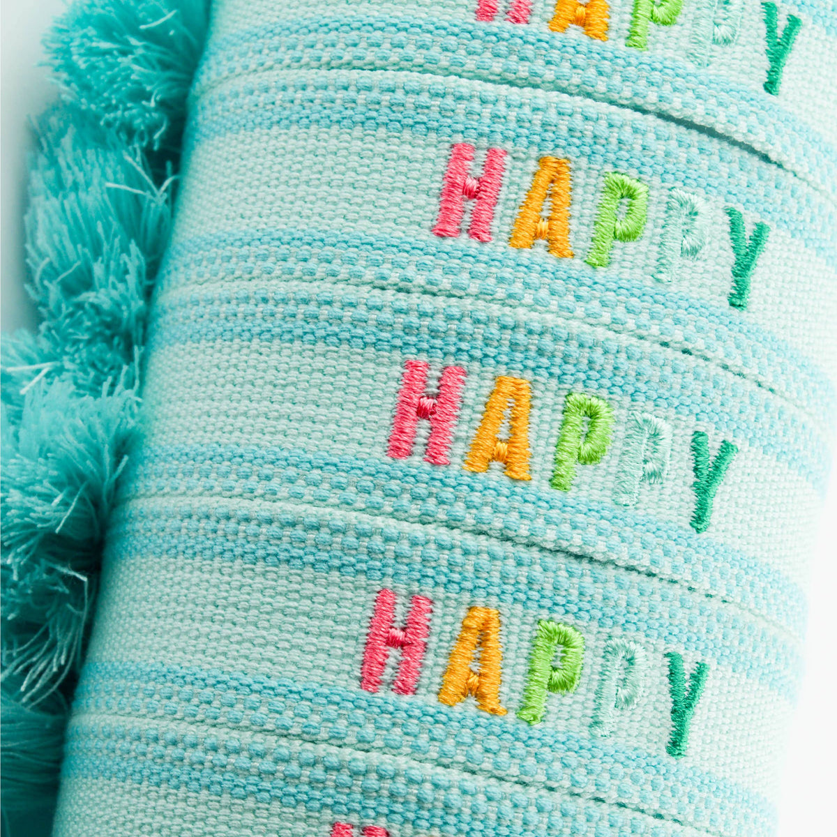 Colorful Embroidered Bracelets: Blush | Be Kind