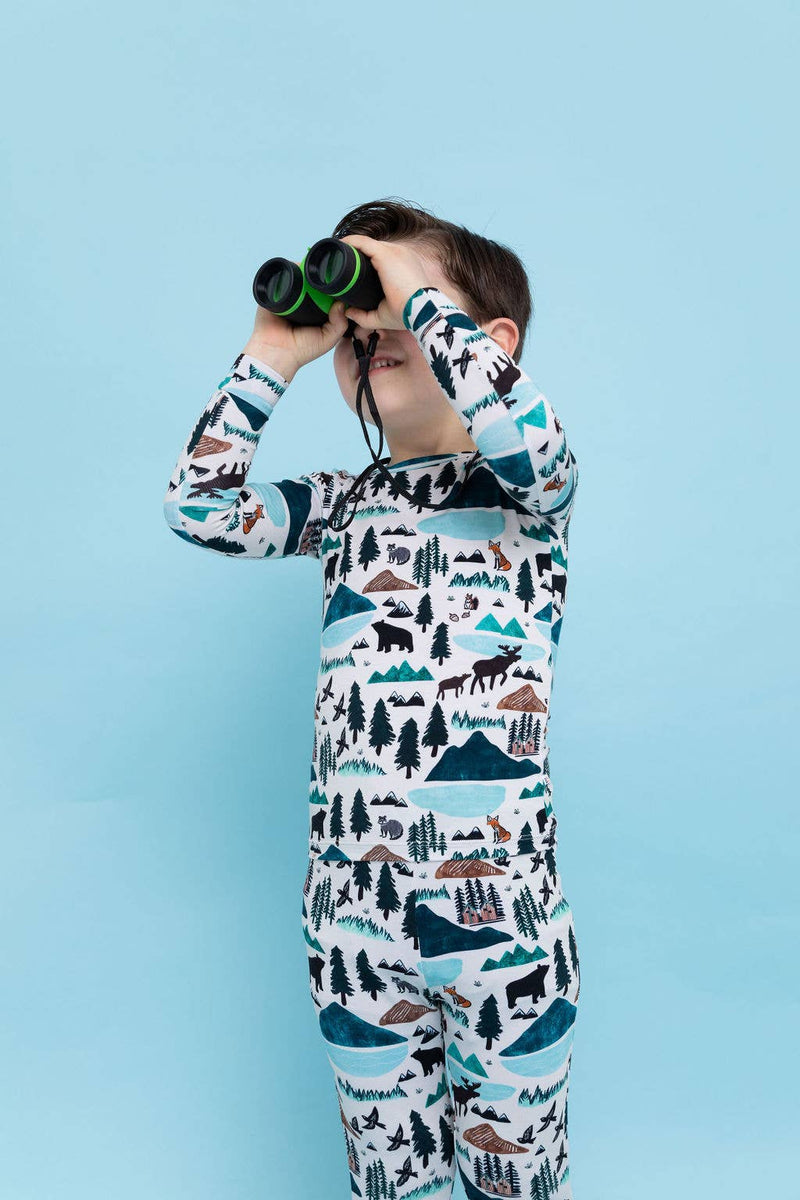 Kids Bamboo Pajamas - Into The Wild Mountain : 2