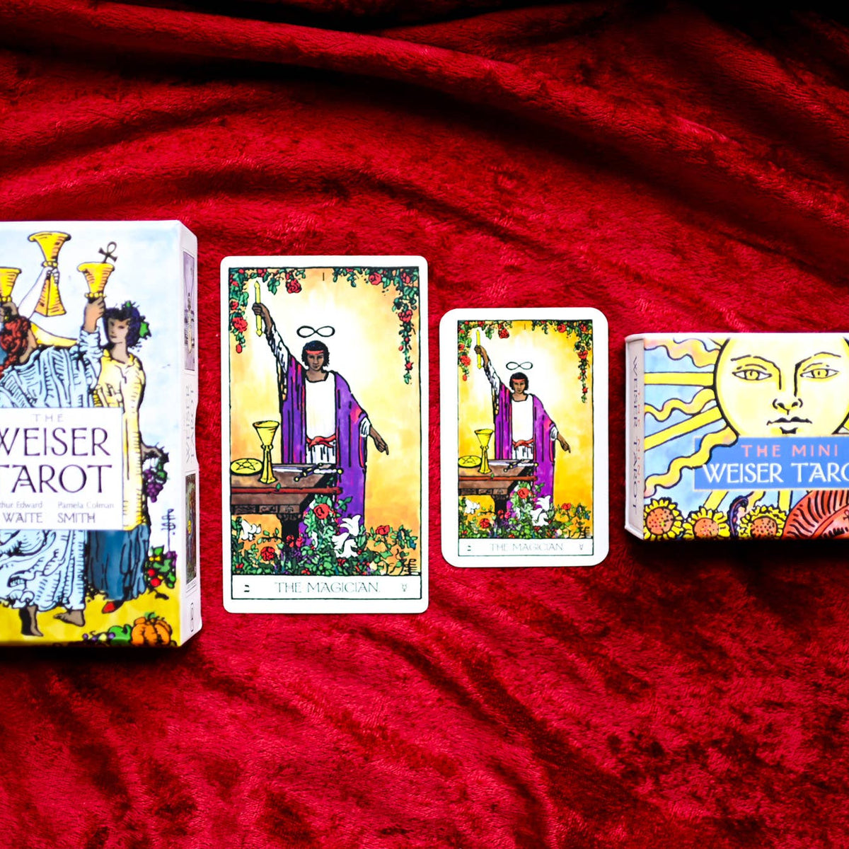 The Mini Weiser Tarot (78 Full-Color Cards, Mini RWS Deck)