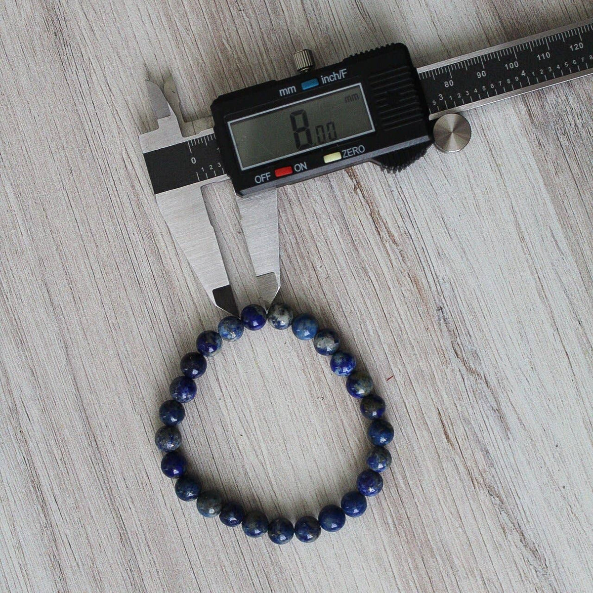 Lapis Lazuli Bracelet 4mm/6mm/8mm - Crystals & Stones: 6mm