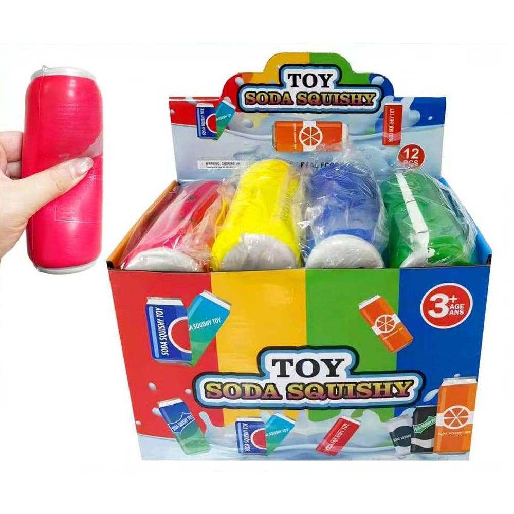 12PCS - Energy Drink Can Squeeze Squishy Stress Relief Toy Set