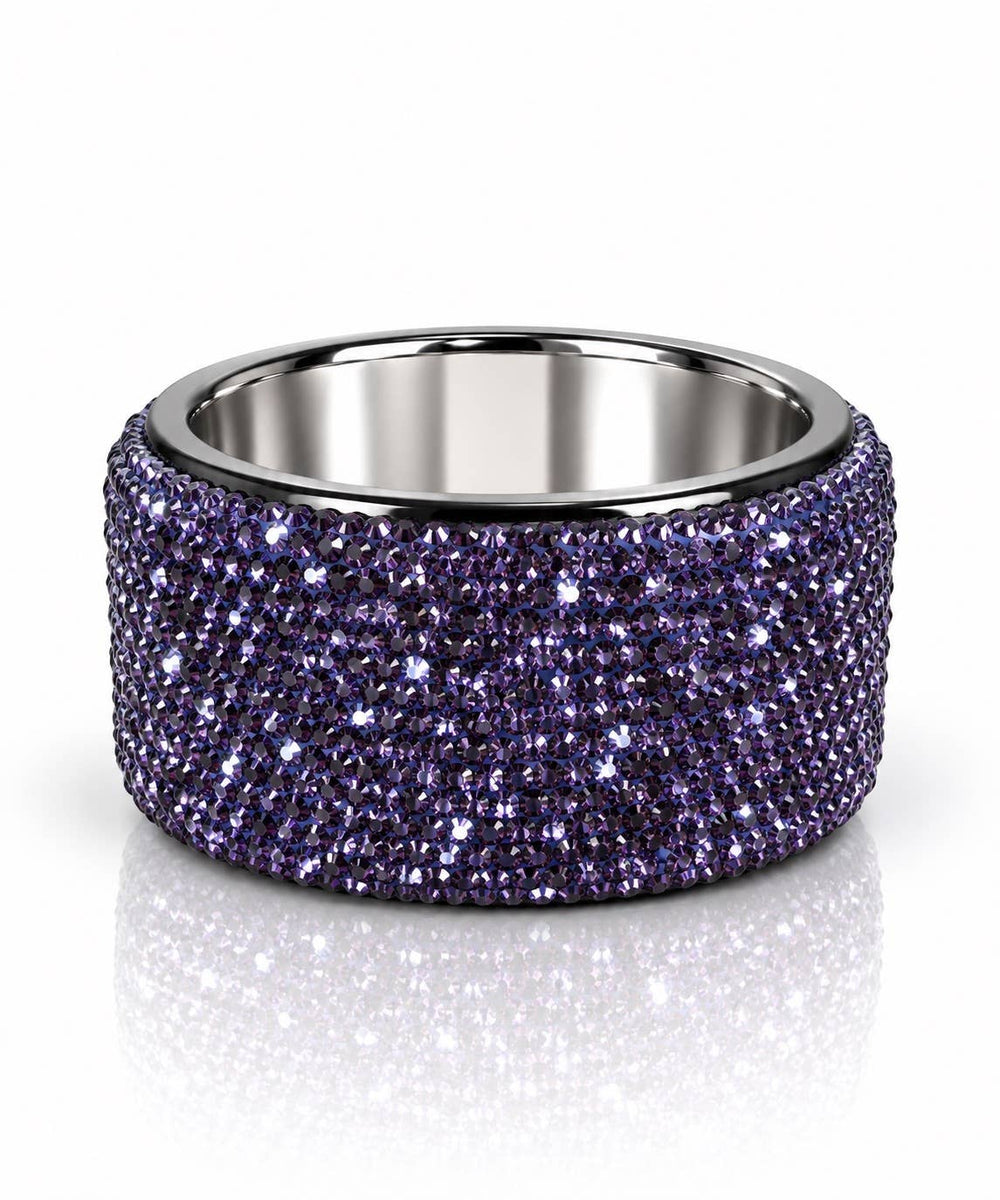 Rhinestone Candle Holder: Clear