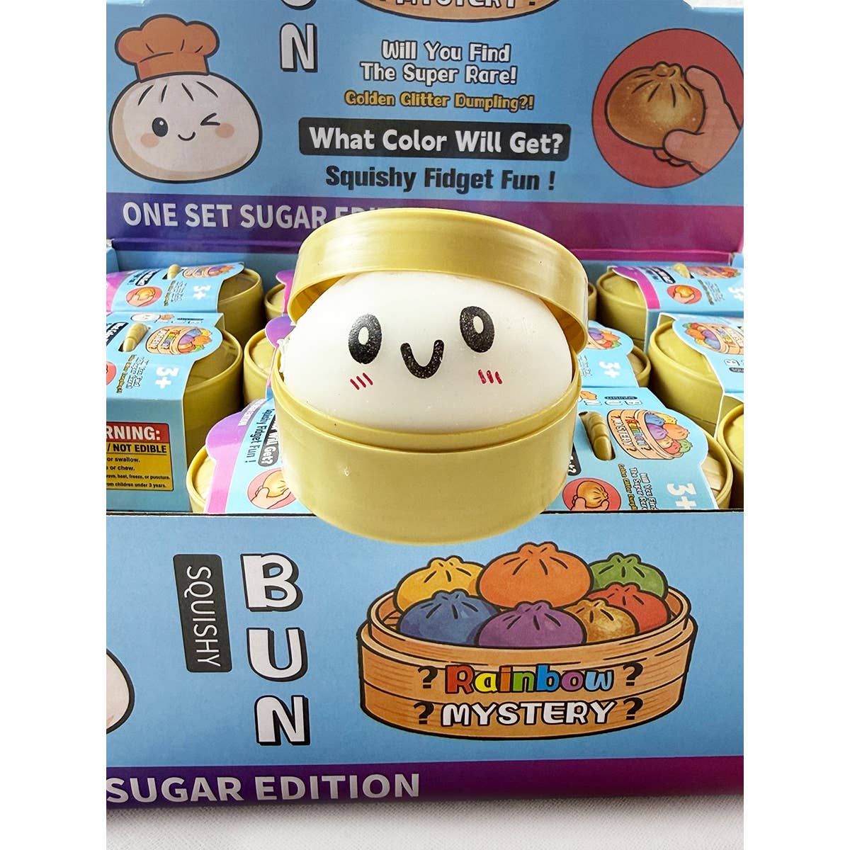 Color Changing Mini Dumpling Squishy Toy: MIX COLOR / ONE(24)