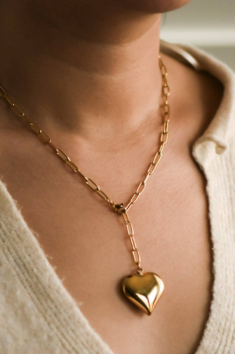 18K Gold Plated Waterproof Stainless Steel Chain Necklace