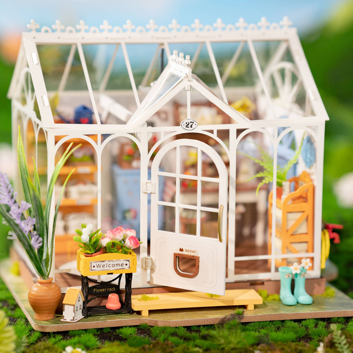DIY Miniature House Kit: Dreamy Garden House
