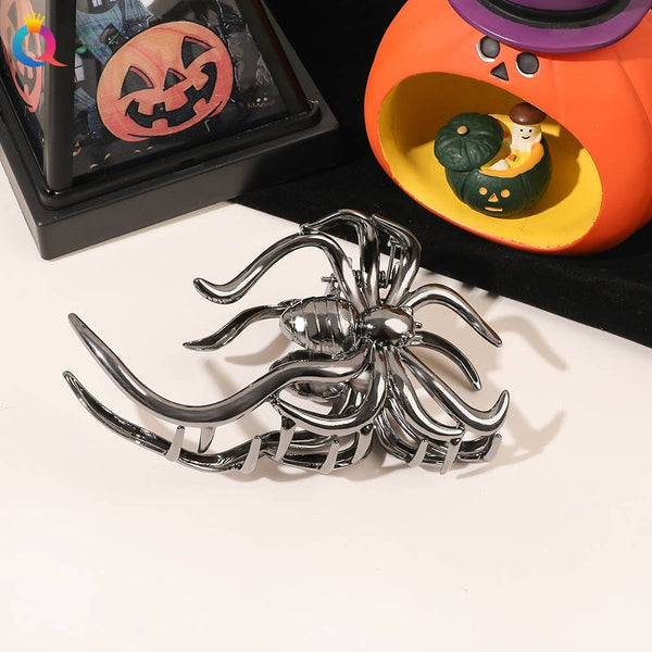 Halloween Hair Clip Metal Spider Hair Clip claw