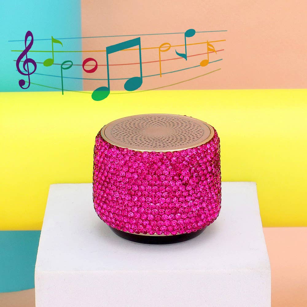 Mini Portable Bling Studded Wireless Speaker
: HEMATITE
