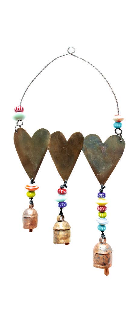 The Three Curvy Hearts/Beads & Bells