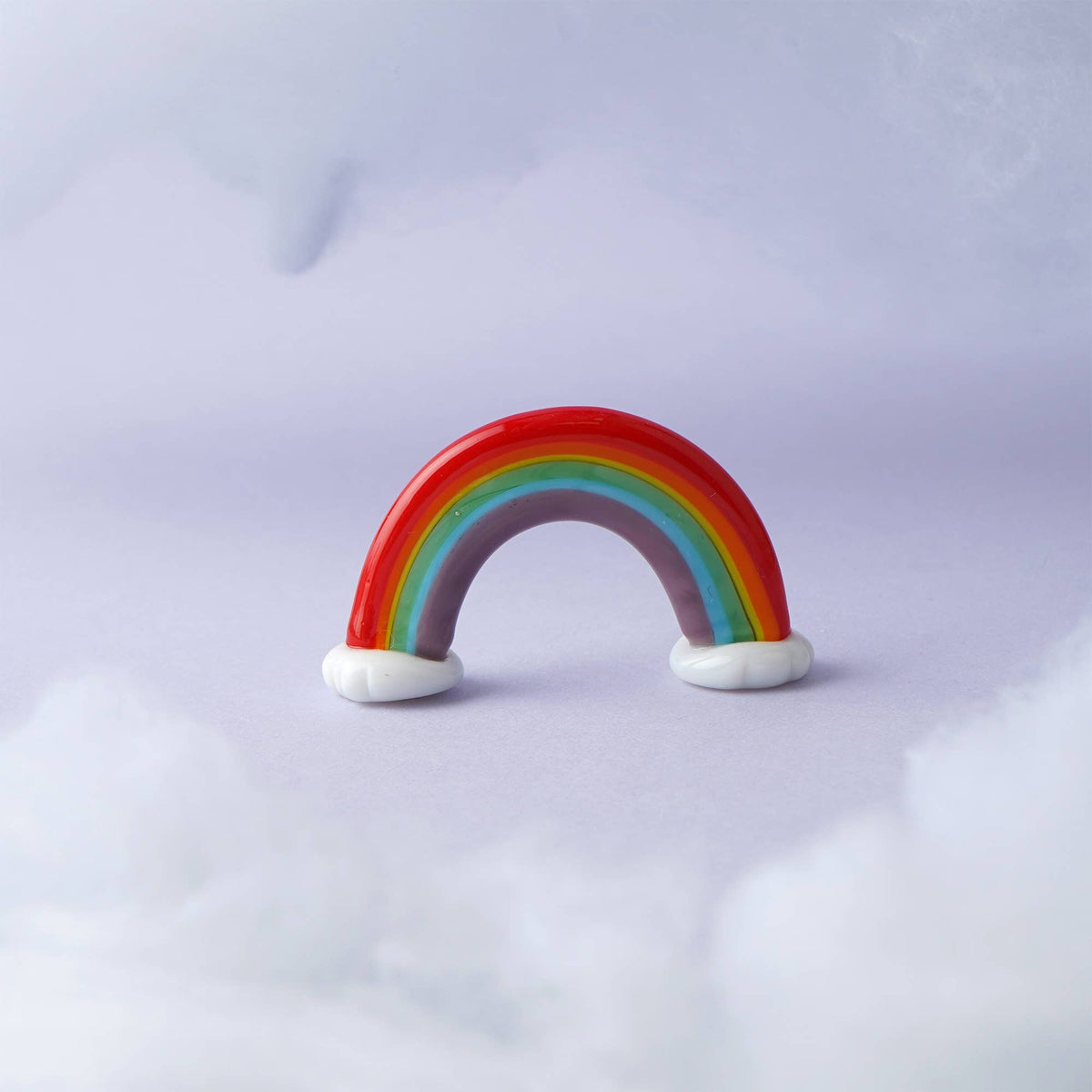 Artisan Glass Rainbow Ornament