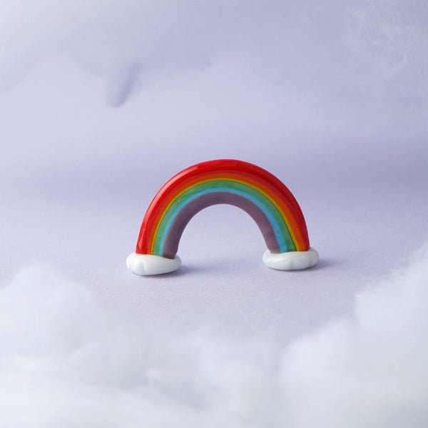 Artisan Glass Rainbow Ornament
