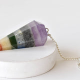Dowsing Pendulum | Chakra Pendulum | Faceted Pendulums: Faceted - Candle Queen Candles