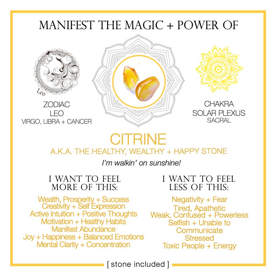 MANIFEST THE MAGIC + POWER OF YOUR CRYSTAL CITRINE