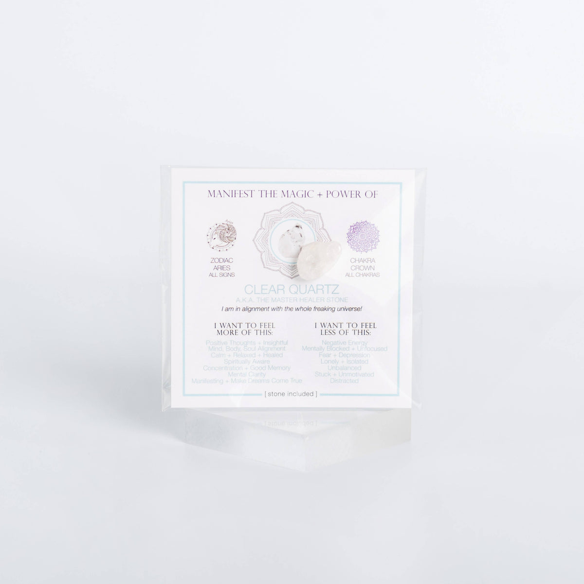 MANIFEST THE MAGIC + POWER OF YOUR CRYSTAL CLEAR QUARTZ